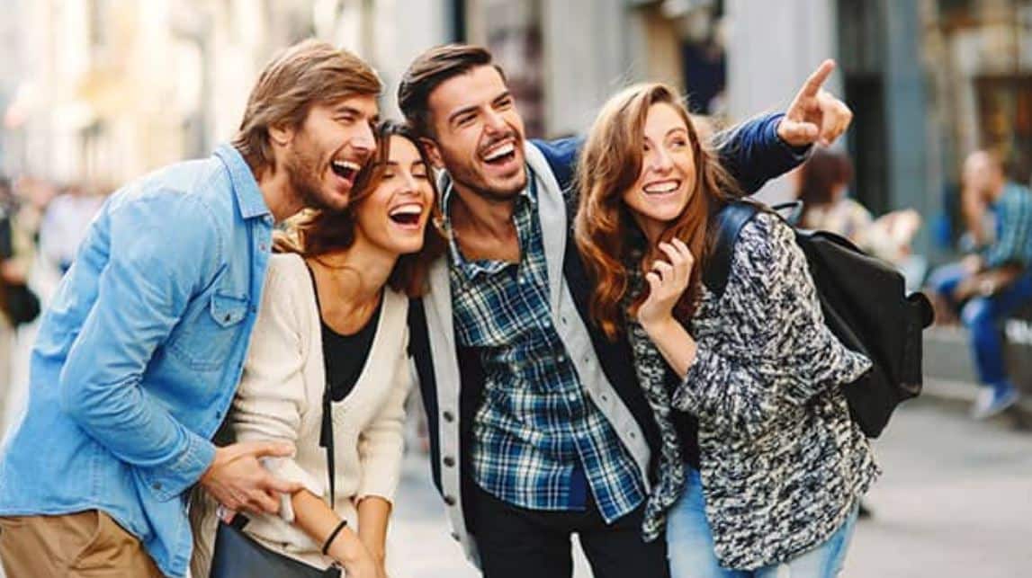 smiling group of people